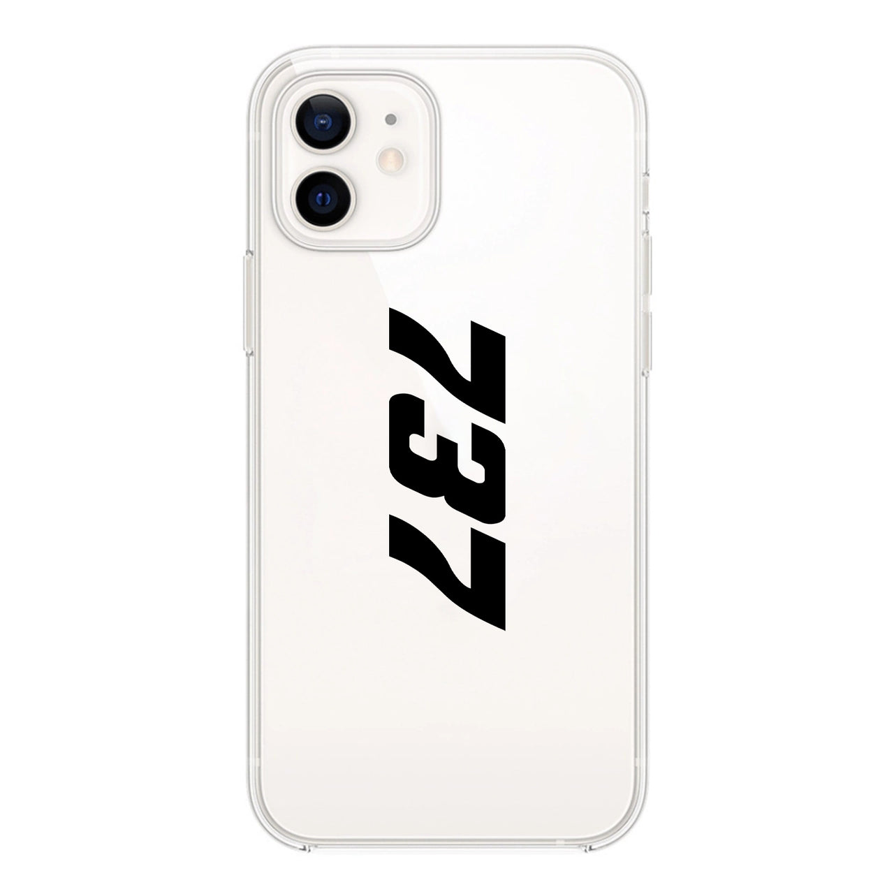 Boeing 737 Text Designed Transparent Silicone iPhone Cases