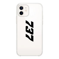 Thumbnail for Boeing 737 Text Designed Transparent Silicone iPhone Cases