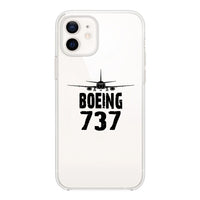 Thumbnail for Boeing 737 & Plane Designed Transparent Silicone iPhone Cases