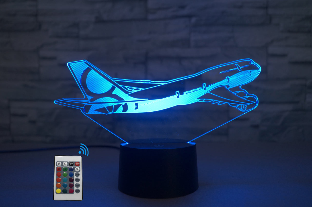 Boeing 747-8 Designed 3D Lamp