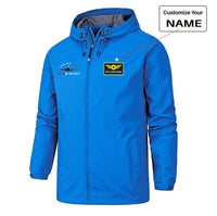 Thumbnail for Boeing 747 Queen of the Skies Designed Rain Jackets & Windbreakers