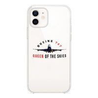Thumbnail for Boeing 747 Queen of the Skies Designed Transparent Silicone iPhone Cases