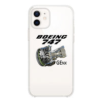 Thumbnail for Boeing 747 & GENX Engine Designed Transparent Silicone iPhone Cases