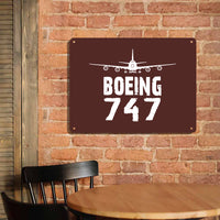 Thumbnail for Boeing 747 & Plane Printed Metal Sign