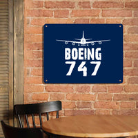 Thumbnail for Boeing 747 & Plane Printed Metal Sign