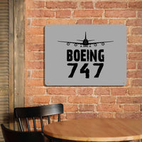 Thumbnail for Boeing 747 & Plane Printed Metal Sign