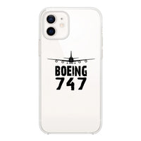 Thumbnail for Boeing 747 & Plane Designed Transparent Silicone iPhone Cases