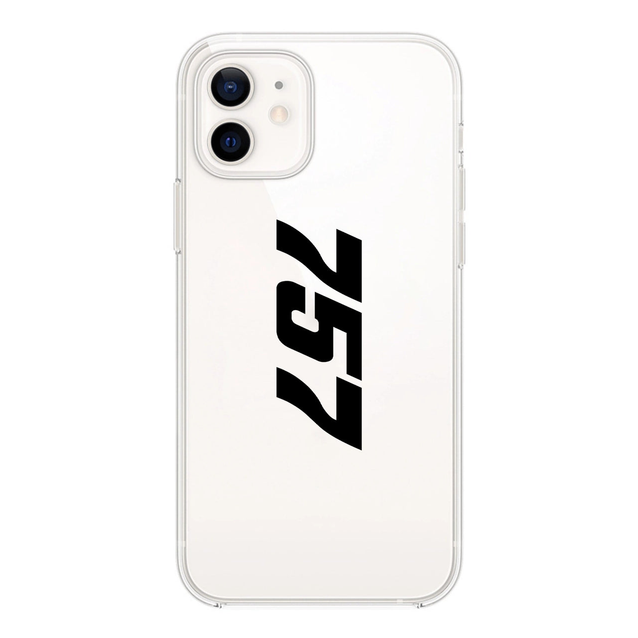 Boeing 757 Text Designed Transparent Silicone iPhone Cases