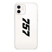 Thumbnail for Boeing 757 Text Designed Transparent Silicone iPhone Cases