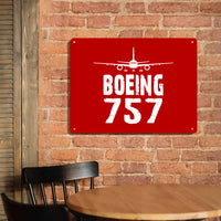 Thumbnail for Boeing 757 & Plane Printed Metal Sign