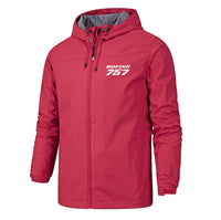 Thumbnail for Boeing 757 & Text Designed Rain Jackets & Windbreakers
