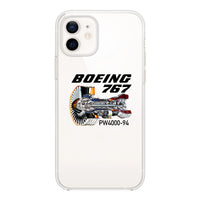 Thumbnail for Boeing 767 Engine (PW4000-94) Designed Transparent Silicone iPhone Cases