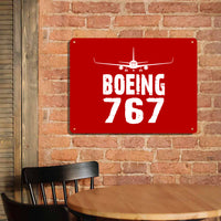 Thumbnail for Boeing 767 & Plane Printed Metal Sign