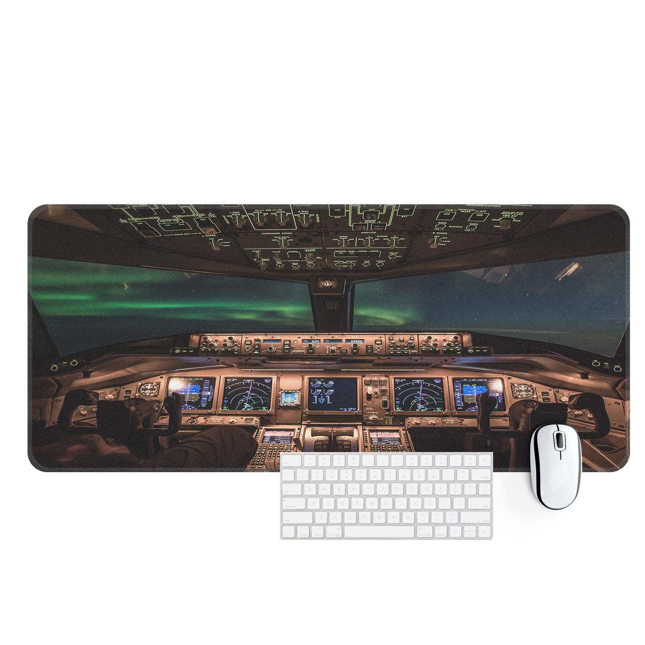 Boeing 777 Cockpit Designed Desk Mats