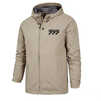 Thumbnail for Boeing 777 & Text Designed Rain Jackets & Windbreakers