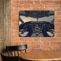 Thumbnail for Boeing 787 Cockpit Printed Metal Sign