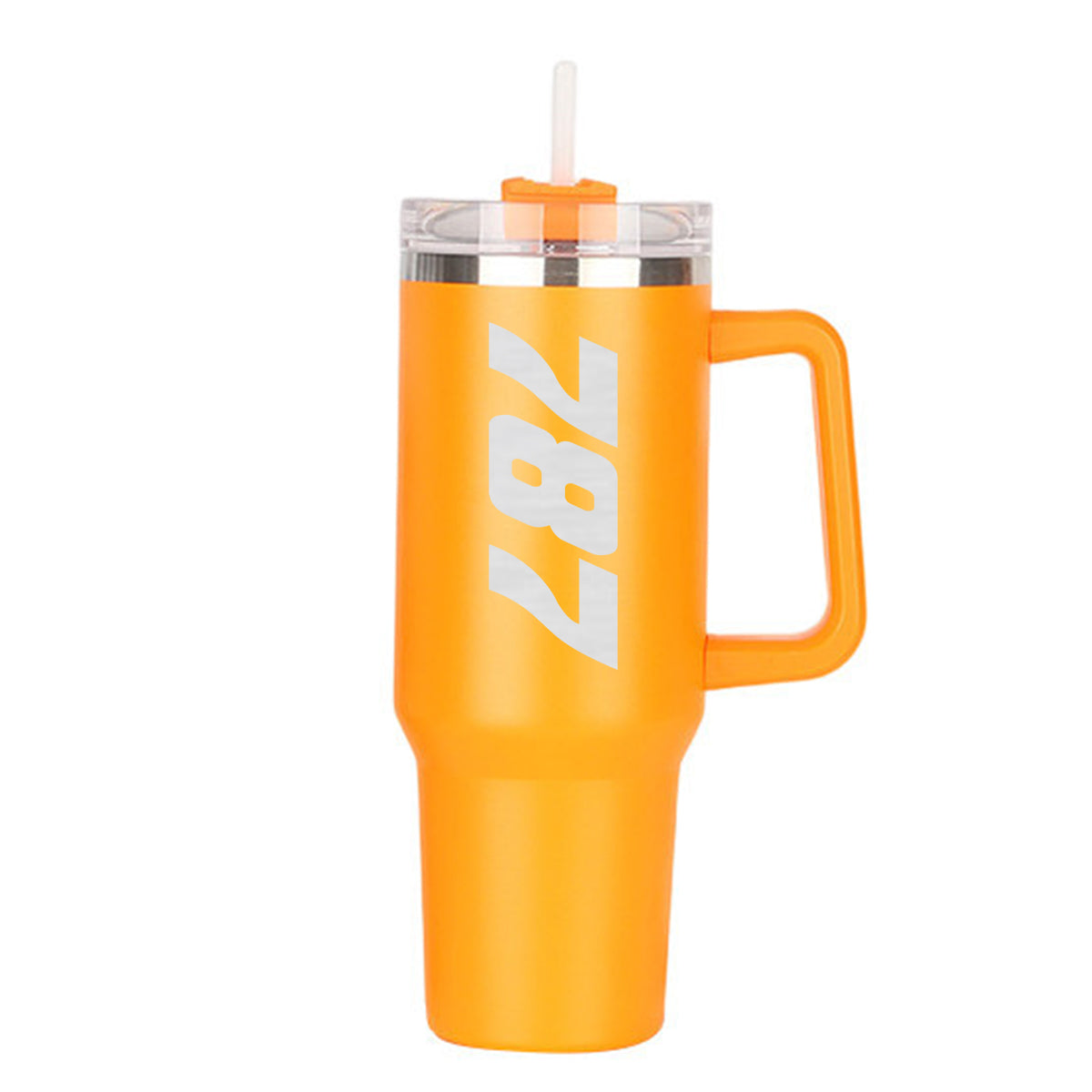 Boeing 787 Text Designed 40oz Stainless Steel Car Mug With Holder ...