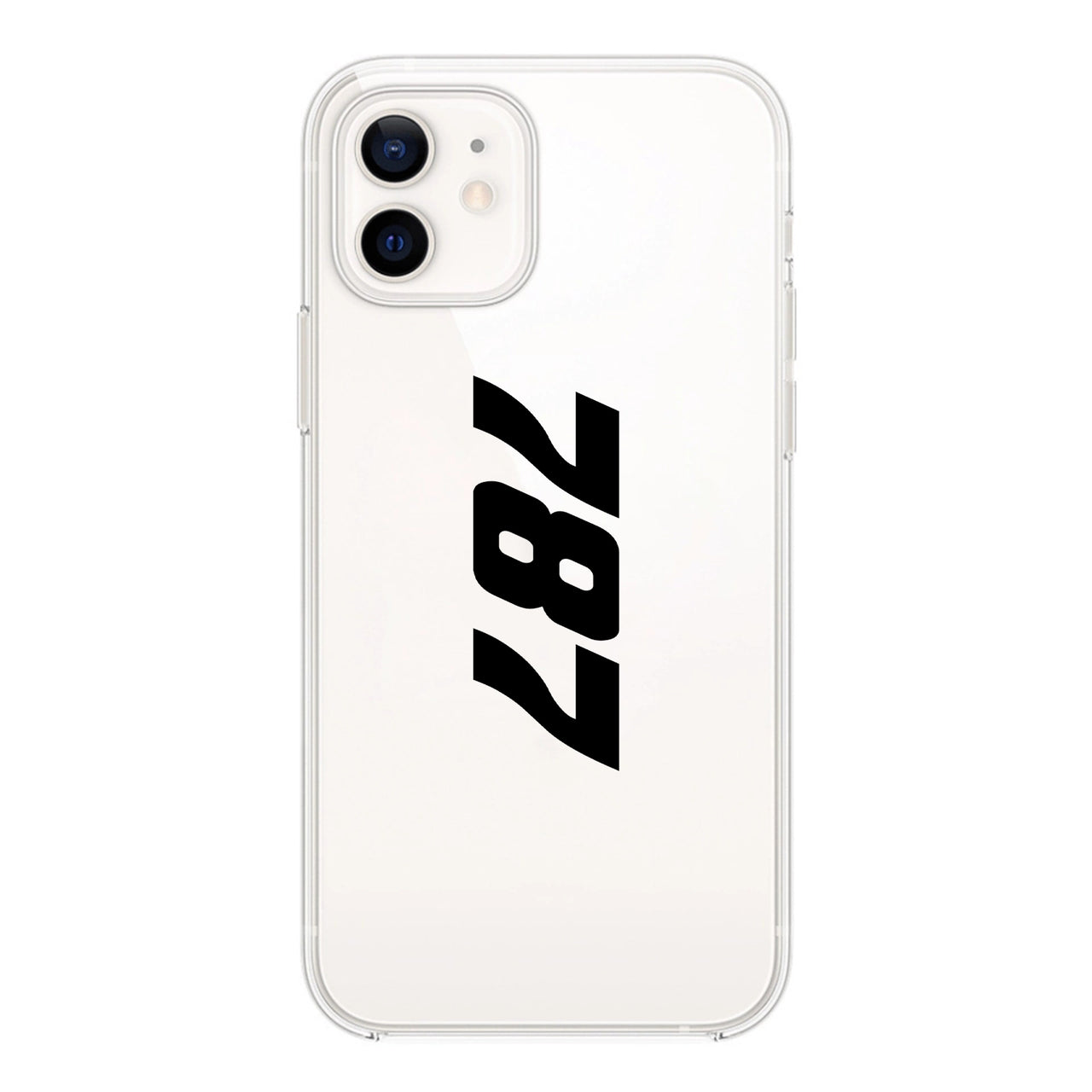 Boeing 787 Text Designed Transparent Silicone iPhone Cases