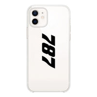 Thumbnail for Boeing 787 Text Designed Transparent Silicone iPhone Cases
