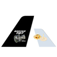 Thumbnail for Boeing 787 & GENX Engine Designed Tail Shape Badges & Pins