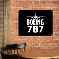 Thumbnail for Boeing 787 & Plane Printed Metal Sign