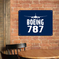 Thumbnail for Boeing 787 & Plane Printed Metal Sign