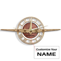 Thumbnail for Boeing B-17 Flying Fortress Designed Wooden Wall Clocks