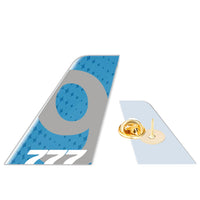 Thumbnail for Boeing B777-9 Designed Tail Shape Badges & Pins