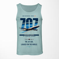 Thumbnail for Boeing 707-320C design on light green tank top