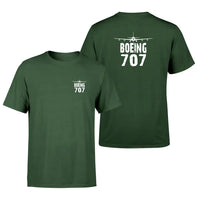 Thumbnail for Boeing 707 & Plane design on dark green double side