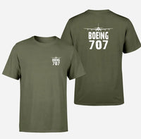 Thumbnail for Boeing 707 & Plane design on green army double side