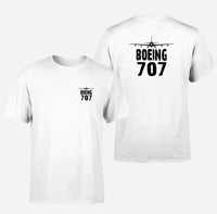 Thumbnail for Boeing 707 & Plane design on white double side