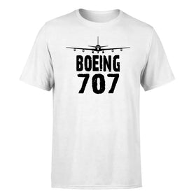 Single-Side Printing — Boeing 707 & Plane Double-Side T-Shirt