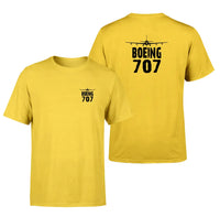 Thumbnail for Boeing 707 & Plane design on yellow double side