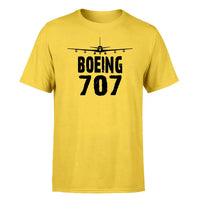 Thumbnail for Boeing 707 & Plane design on yellow single side