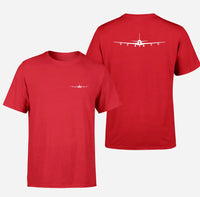 Thumbnail for Boeing 707 Silhouette design on red double side