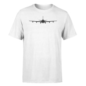Single-Side Printing — Boeing 707 Silhouette Double-Side T-Shirt
