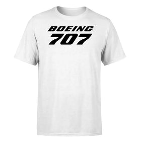 Single-Side Printing — Boeing 707 & Text Double-Side T-Shirt