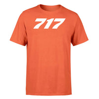 Thumbnail for Boeing 717 Flat Text design on orange single side