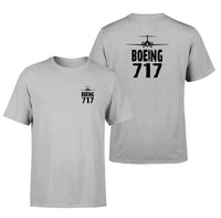 Thumbnail for Boeing 717 & Plane design on light gray double side