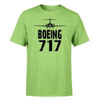 Thumbnail for Boeing 717 & Plane design on light green single side