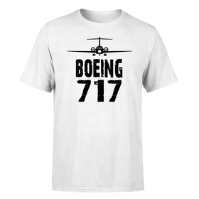 Single-Side Printing — Boeing 717 & Plane Double-Side T-Shirt