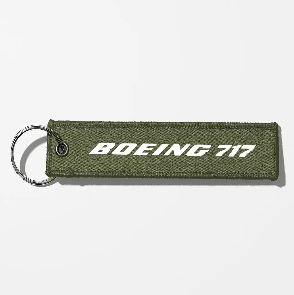 Boeing 717 & Text Key Chains - Green Army