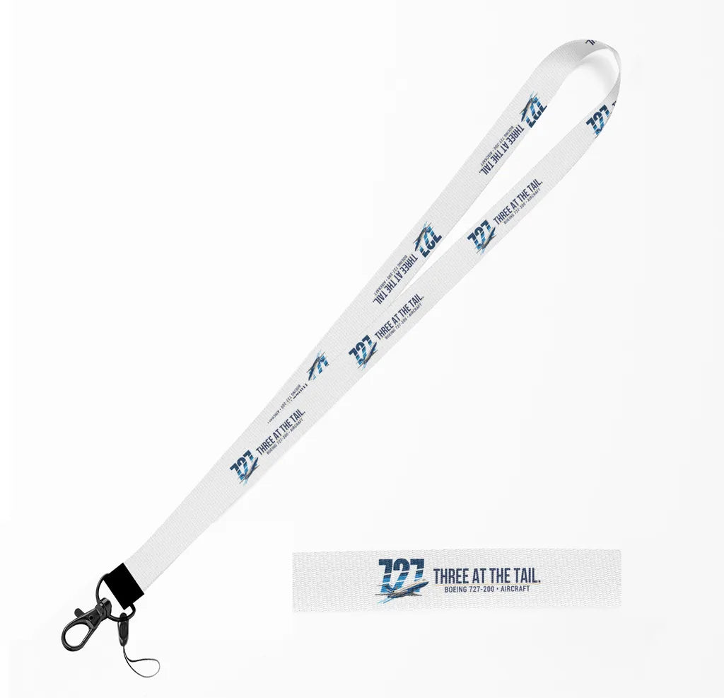 Boeing 727-200 lanyard - white