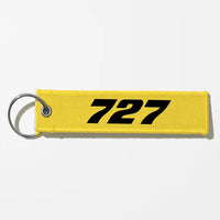 Thumbnail for Boeing 727 Flat Text Key Chains - Yellow