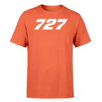 Thumbnail for Boeing 727 Flat Text design on orange single side