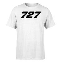 Thumbnail for Boeing 727 Flat Text design on white single side