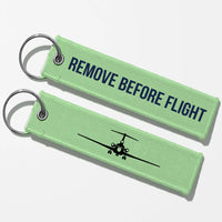 Thumbnail for Boeing 727 Silhouette Key Chains - Light Green - Remove Before Flight