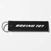 Thumbnail for Boeing 727 & Text Key Chains - Black