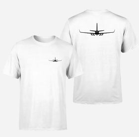 Double-Side Printing — Boeing 737-800NG Silhouette Double-Side T-Shirt